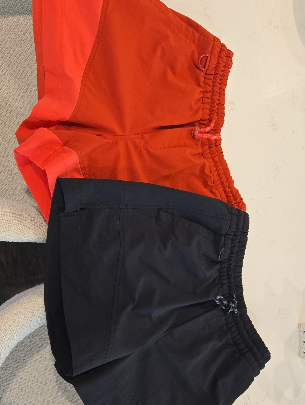 Kids' Active Shorts - Red and Black